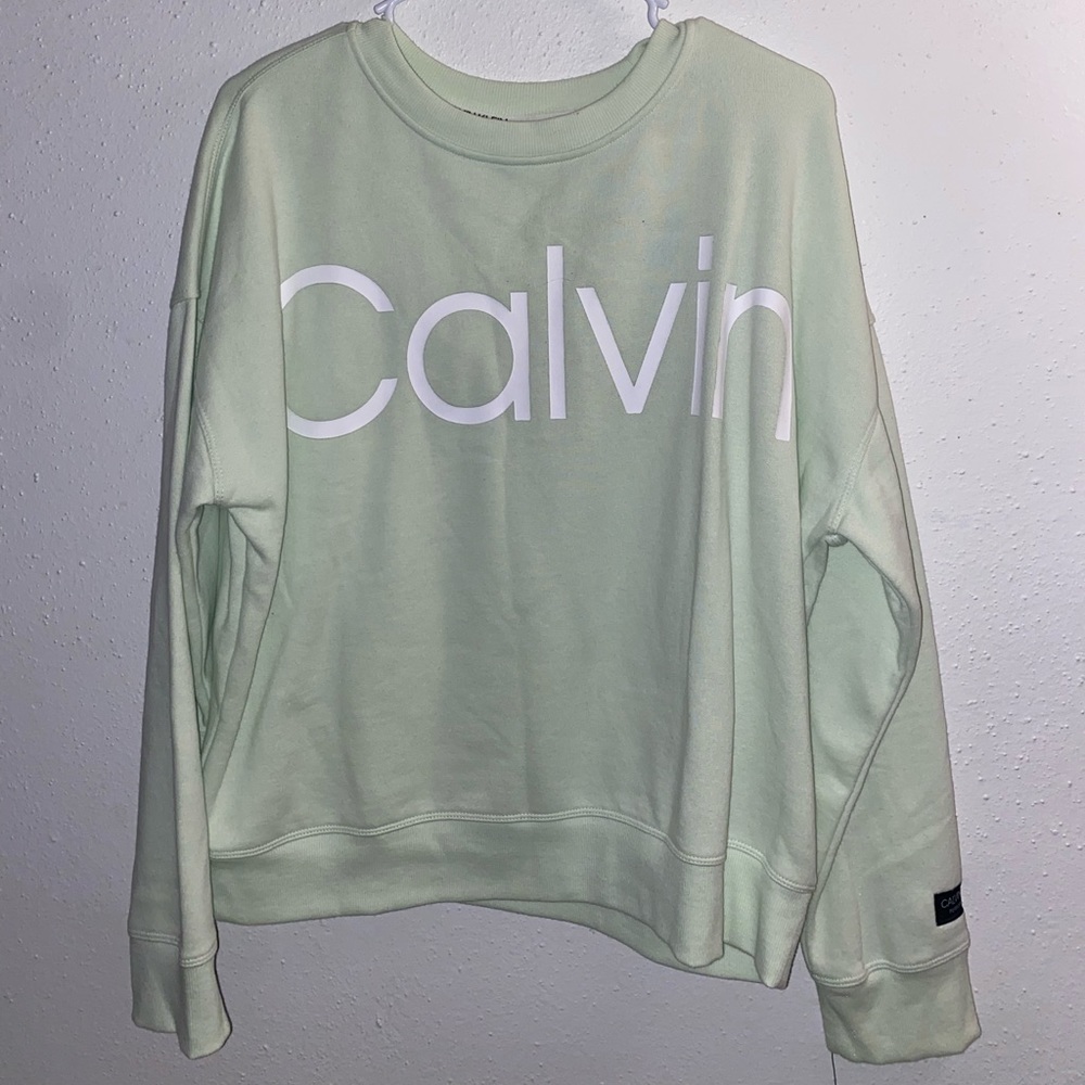 Mint Green Calvin Klein sweater